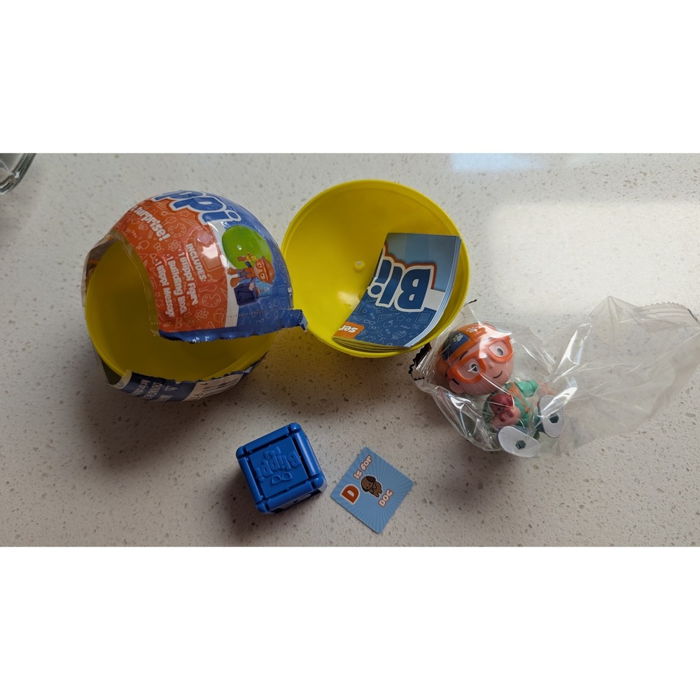 Blippi Ball Pit Surprise Series 1 Yellow D for Dog Figure Block new opened